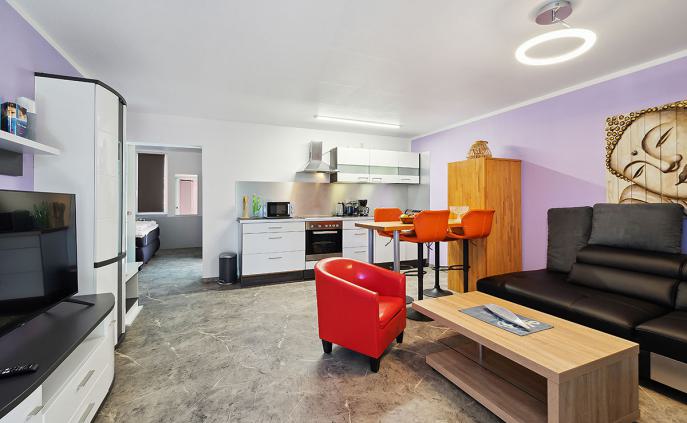 Ferienwohnung Zum Segel (Wohn-Küche)