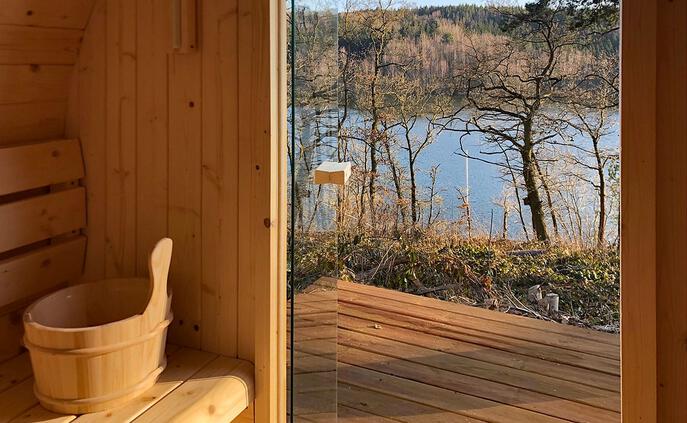 Ferienhaus 219 (Fasssauna)